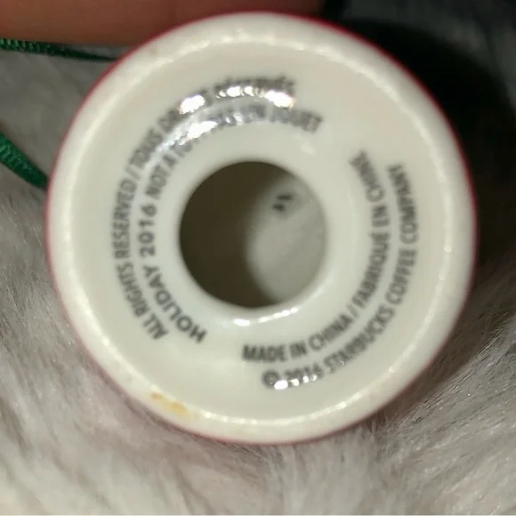 2016 Ceramic Starbucks Ornament - Picture 5 of 7